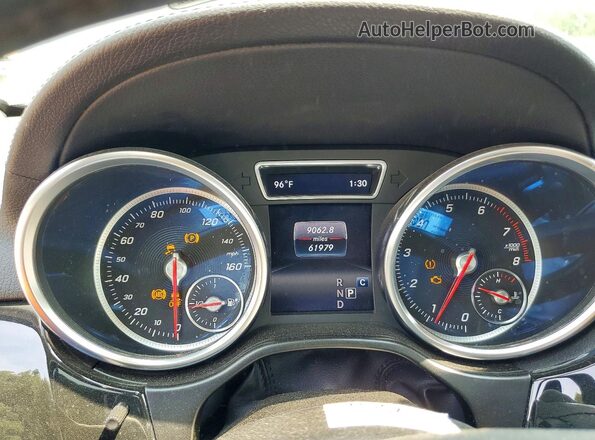4JGDF6EE6KB237523 2019 MERCEDES-BENZ GLS Gray Вид щитка приладів