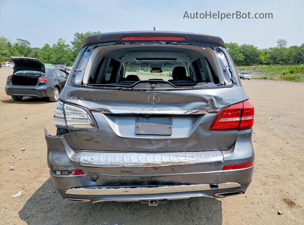 4JGDF6EE6KB237523 2019 MERCEDES-BENZ GLS Gray Вид ззаду