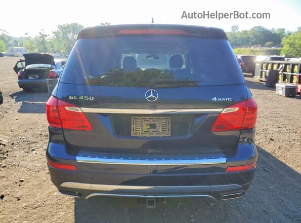 4JGDF6EE7GA708074 2016 MERCEDES-BENZ GL-CLASS Blue Вид ззаду
