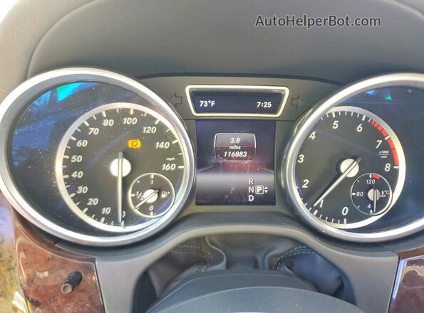 4JGDF6EE7GA708074 2016 MERCEDES-BENZ GL-CLASS Blue Вид щитка приладів