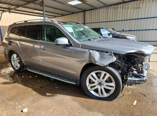 4JGDF6EE7HA748589 2017 MERCEDES-BENZ GLS Серебряный Передняя правая четверть