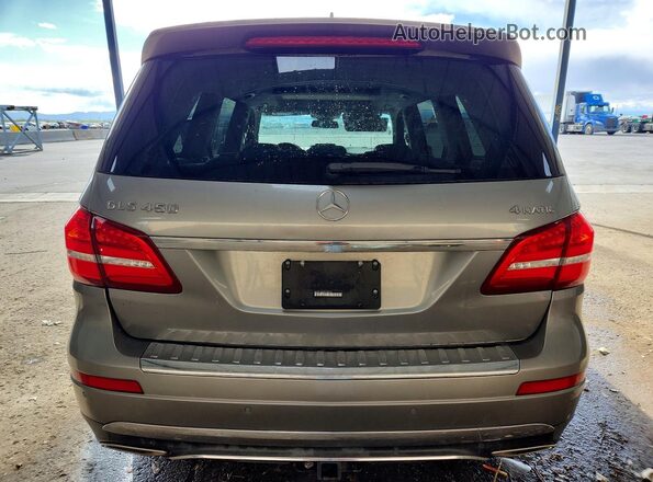 4JGDF6EE7HA748589 2017 MERCEDES-BENZ GLS Серебряный Вид сзади