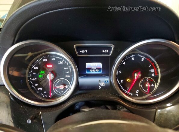 4JGDF6EE7HA815093 2017 MERCEDES-BENZ GLS Черный Вид щитка приборов