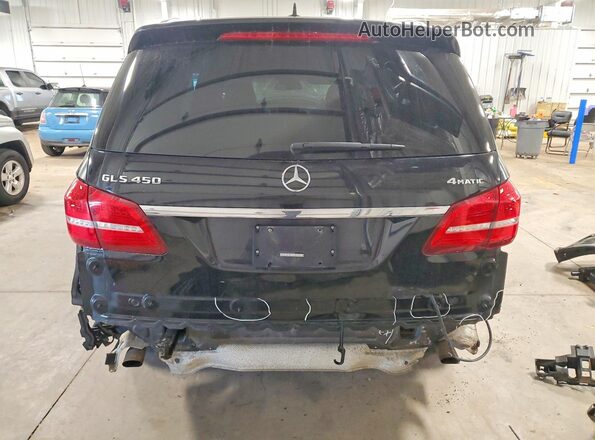 4JGDF6EE7HA815093 2017 MERCEDES-BENZ GLS Черный Вид сзади