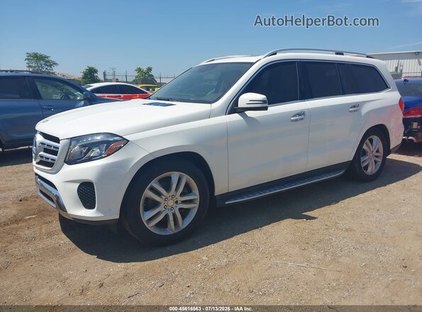 4JGDF6EE7HA847154 2017 MERCEDES-BENZ GLS 450 Белый Передняя левая четверть
