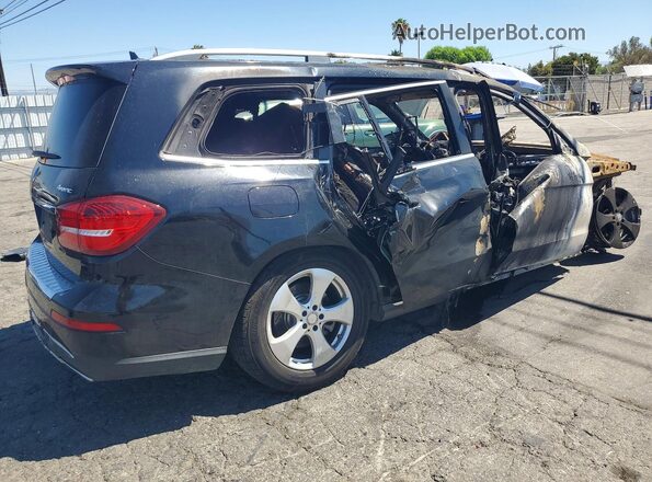 4JGDF6EE7HA890196 2017 MERCEDES-BENZ GLS Black Tył prawy
