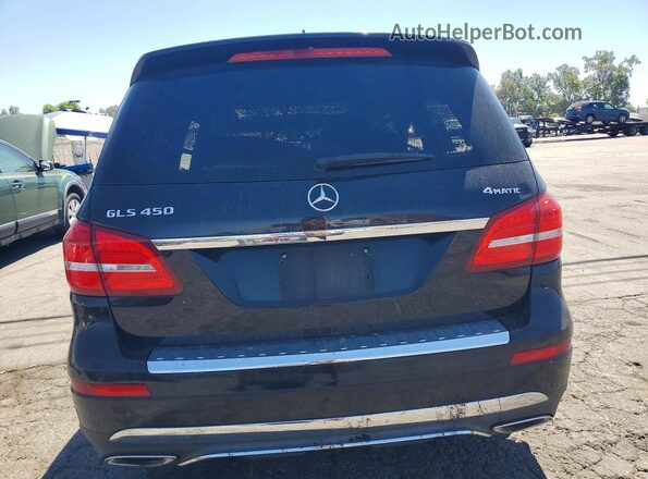 4JGDF6EE7HA890196 2017 MERCEDES-BENZ GLS Black Widok z tyłu