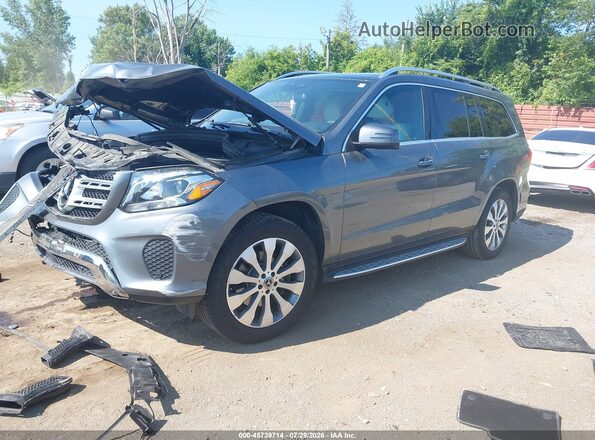 4JGDF6EE7HA945584 2017 MERCEDES-BENZ GLS 450 Gray Przód lewy
