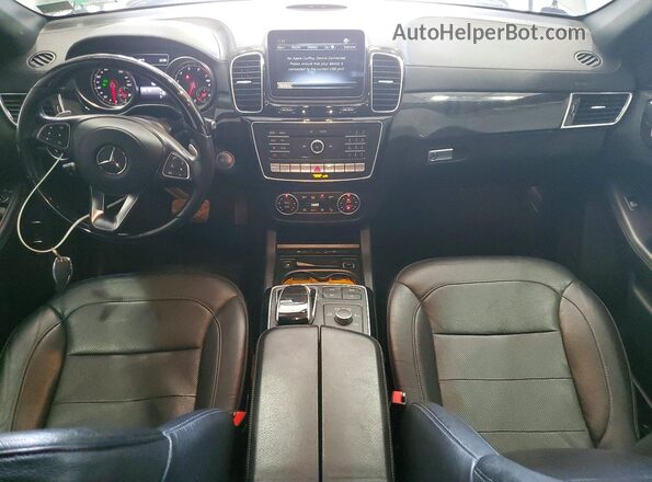 4JGDF6EE7JB097741 2018 MERCEDES-BENZ GLS Gray Vista del salpicadero