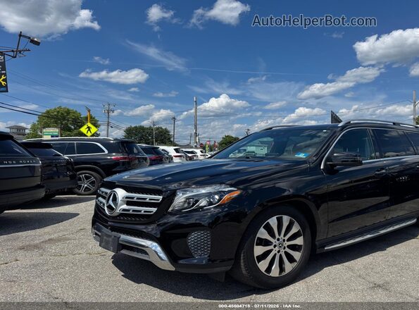 4JGDF6EE7JB176648 2018 MERCEDES-BENZ GLS Black წინა მარცხენა ხედი სამი მეოთხედიდან