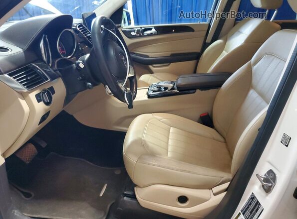 4JGDF6EE7JB181347 2018 MERCEDES-BENZ GLS White წინა სალონის ხედი