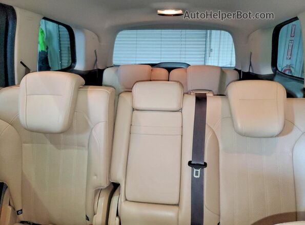 4JGDF6EE7JB181347 2018 MERCEDES-BENZ GLS White უკანა სავარძლების ხედი