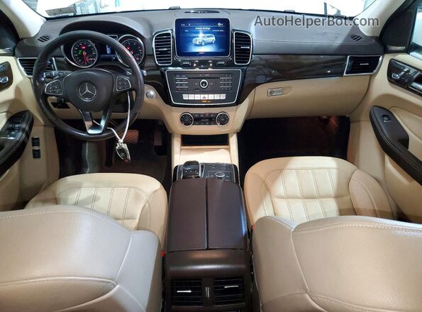 4JGDF6EE7JB181347 2018 MERCEDES-BENZ GLS White წინა პანელის ხედი