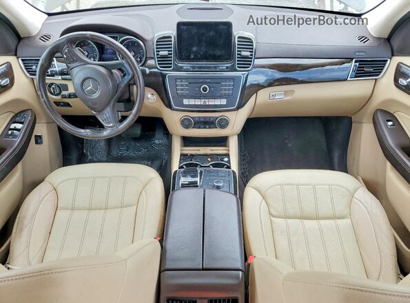 4JGDF6EE8HA785294 2017 MERCEDES-BENZ GLS Black Widok deski rozdzielczej