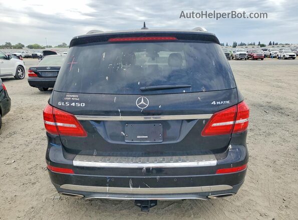 4JGDF6EE8HA785294 2017 MERCEDES-BENZ GLS Black Widok z tyłu