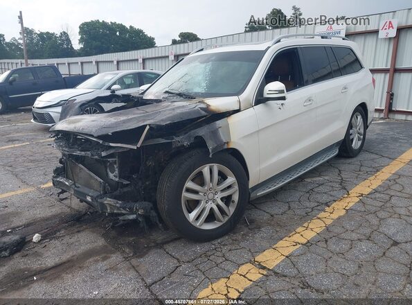 4JGDF6EE8HA830797 2017 MERCEDES-BENZ GLS 450 White Առջևի ձախ երեք քառորդ տեսարան