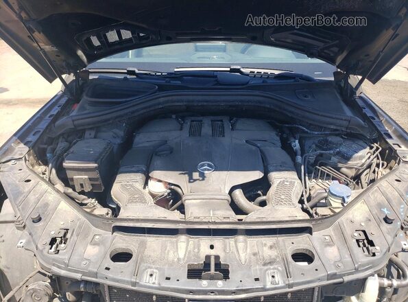 4JGDF6EE8HA889669 2017 MERCEDES-BENZ GLS Black Vista del compartimento del motor