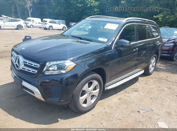 4JGDF6EE8HA938174 2017 MERCEDES-BENZ GLS 450 Black წინა მარცხენა ხედი სამი მეოთხედიდან