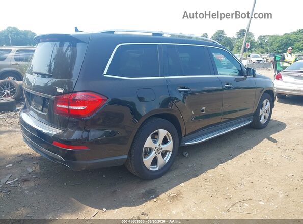4JGDF6EE8HA938174 2017 MERCEDES-BENZ GLS 450 Black უკანა მარჯვენა