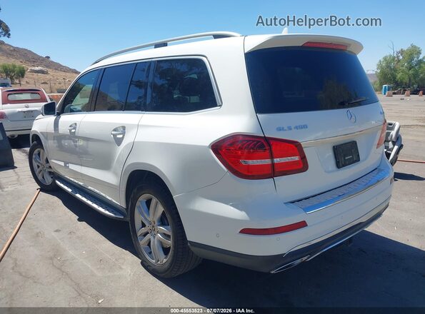 4JGDF6EE8JB130522 2018 MERCEDES-BENZ GLS 450 Белый Задняя левая четверть