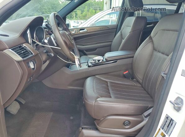4JGDF6EE8KB233747 2019 MERCEDES-BENZ GLS White Widok wnętrza z przodu
