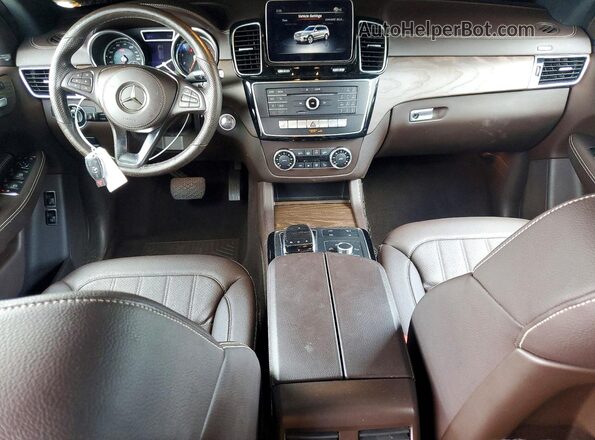 4JGDF6EE8KB233747 2019 MERCEDES-BENZ GLS White Widok deski rozdzielczej