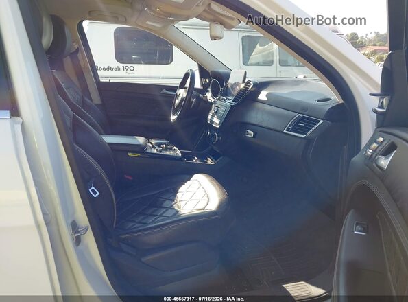 4JGDF6EE9HA794201 2017 MERCEDES-BENZ GLS 450 White Вид салону спереду