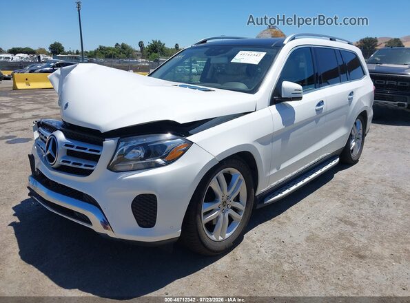 4JGDF6EE9HA957459 2017 MERCEDES-BENZ GLS 450 White Front left