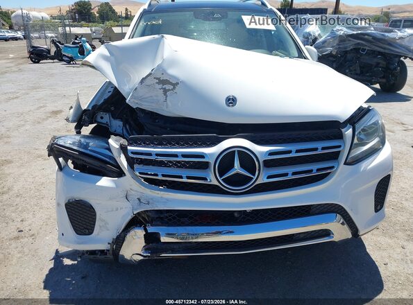 4JGDF6EE9HA957459 2017 MERCEDES-BENZ GLS 450 White Instrument cluster view