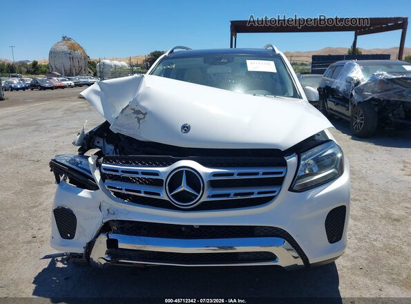 4JGDF6EE9HA957459 2017 MERCEDES-BENZ GLS 450 White Rear interior view