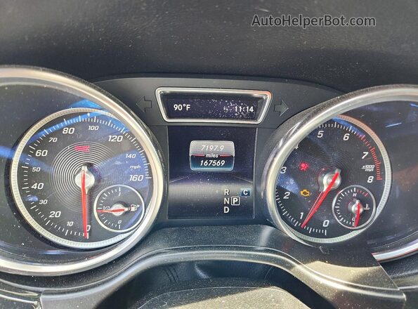 4JGDF6EE9KB222160 2019 MERCEDES-BENZ GLS Gray Սարքավորումների վահանակի տեսք