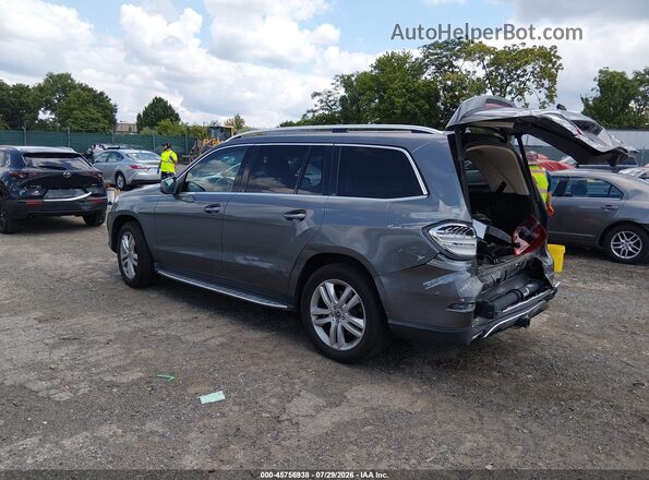 4JGDF6EE9KB231781 2019 MERCEDES-BENZ GLS 450 Gray Rear left