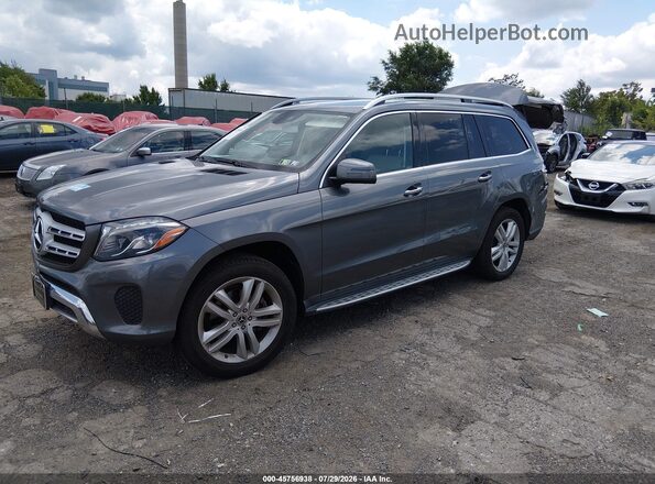 4JGDF6EE9KB231781 2019 MERCEDES-BENZ GLS 450 Gray Front left
