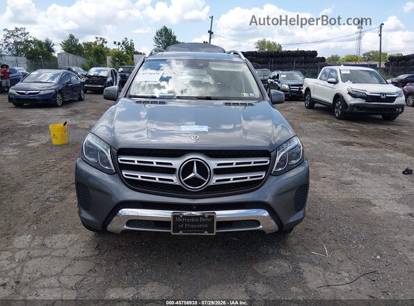 4JGDF6EE9KB231781 2019 MERCEDES-BENZ GLS 450 Gray Rear interior view