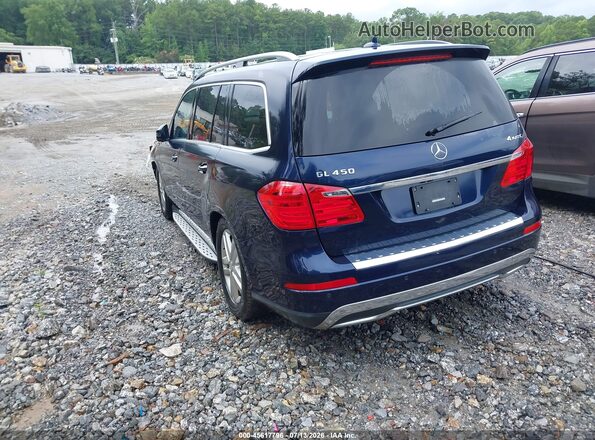 4JGDF6EEXGA701409 2016 MERCEDES-BENZ GL 450 Dark Blue Trasero izquierdo
