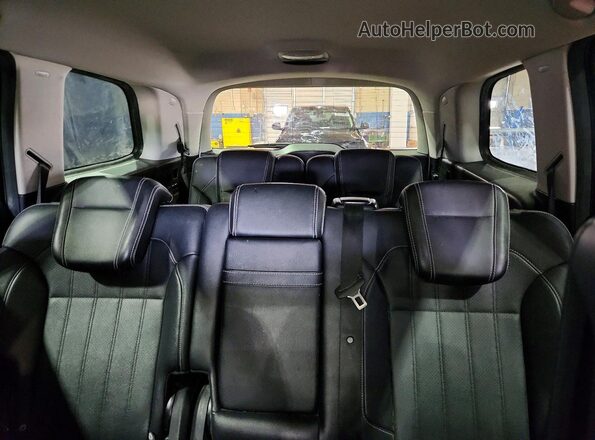 4JGDF6EEXGA711390 2016 MERCEDES-BENZ GL-CLASS White Հետևի նստատեղերի տեսք