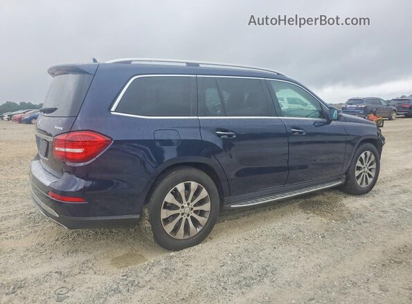 4JGDF6EEXHA790058 2017 MERCEDES-BENZ GLS Синий Задняя правая четверть