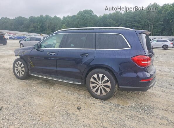 4JGDF6EEXHA790058 2017 MERCEDES-BENZ GLS Синий Задняя левая четверть