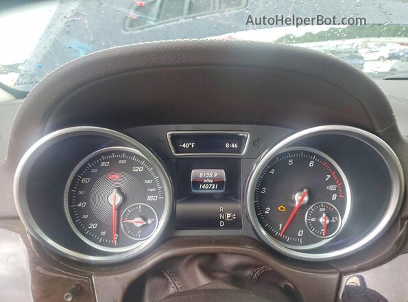 4JGDF6EEXHA790058 2017 MERCEDES-BENZ GLS Синий Вид щитка приборов