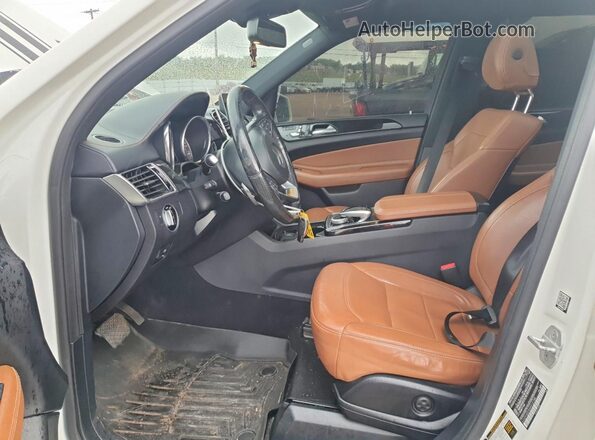 4JGDF6EEXHA912188 2017 MERCEDES-BENZ GLS White Widok wnętrza z przodu