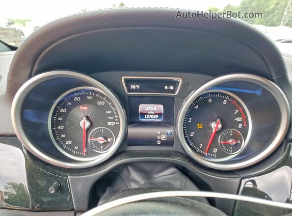 4JGDF6EEXJA995241 2018 MERCEDES-BENZ GLS Gray Вид щитка приладів