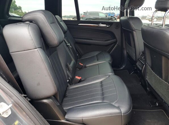 4JGDF6EEXJA995241 2018 MERCEDES-BENZ GLS Gray Вид задньої частини салону