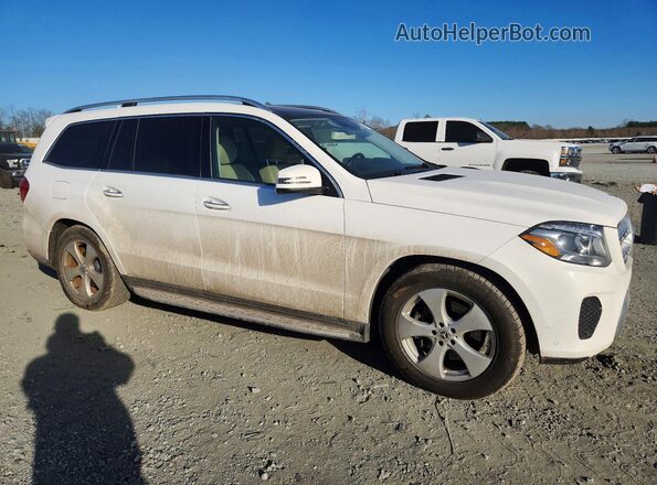 4JGDF6EEXJB064488 2018 MERCEDES-BENZ GLS Белый Передняя правая четверть