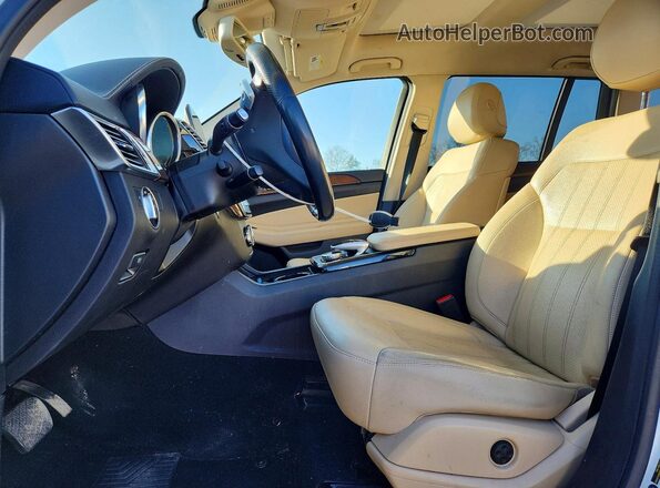 4JGDF6EEXJB064488 2018 MERCEDES-BENZ GLS Белый Вид салона спереди
