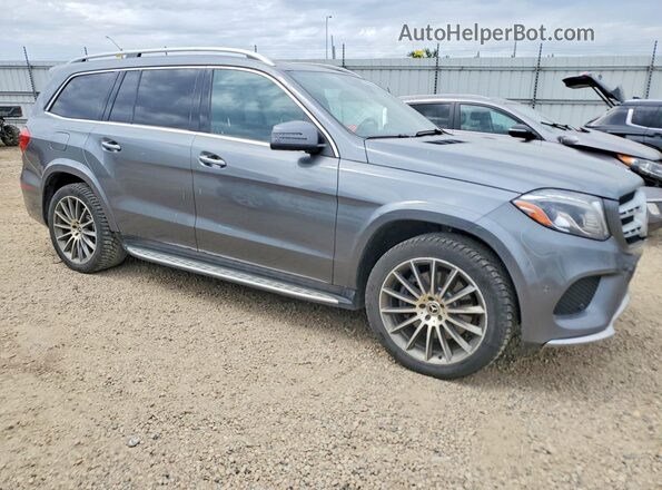 4JGDF6EEXJB132997 2018 MERCEDES-BENZ GLS Gray Delantero derecho