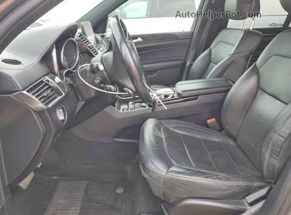 4JGDF6EEXJB132997 2018 MERCEDES-BENZ GLS Gray Vista interior delantera