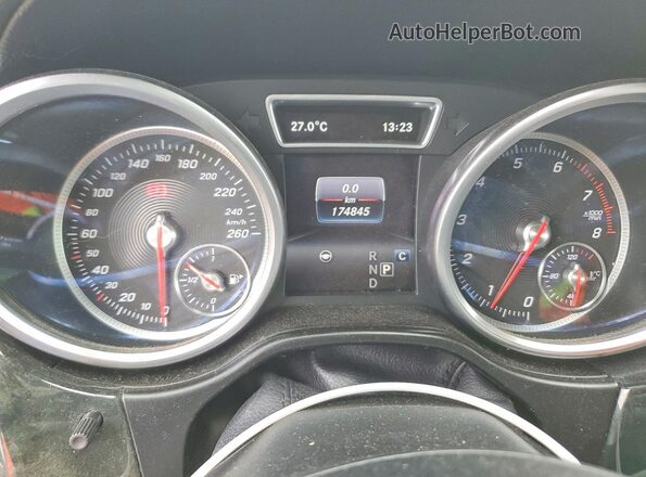4JGDF6EEXJB132997 2018 MERCEDES-BENZ GLS Gray Vista del cuadro de instrumentos