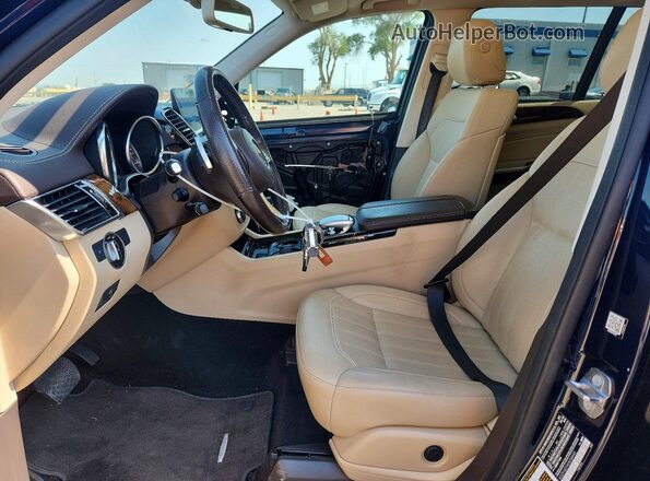 4JGDF6EEXKB208445 2019 MERCEDES-BENZ GLS Blue Вид салону спереду