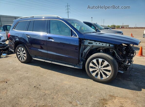 4JGDF6EEXKB208445 2019 MERCEDES-BENZ GLS Blue Передня права чверть