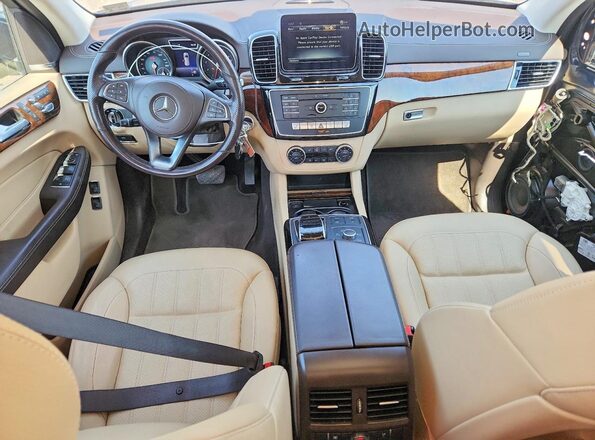 4JGDF6EEXKB208445 2019 MERCEDES-BENZ GLS Blue Вид панелі приладів
